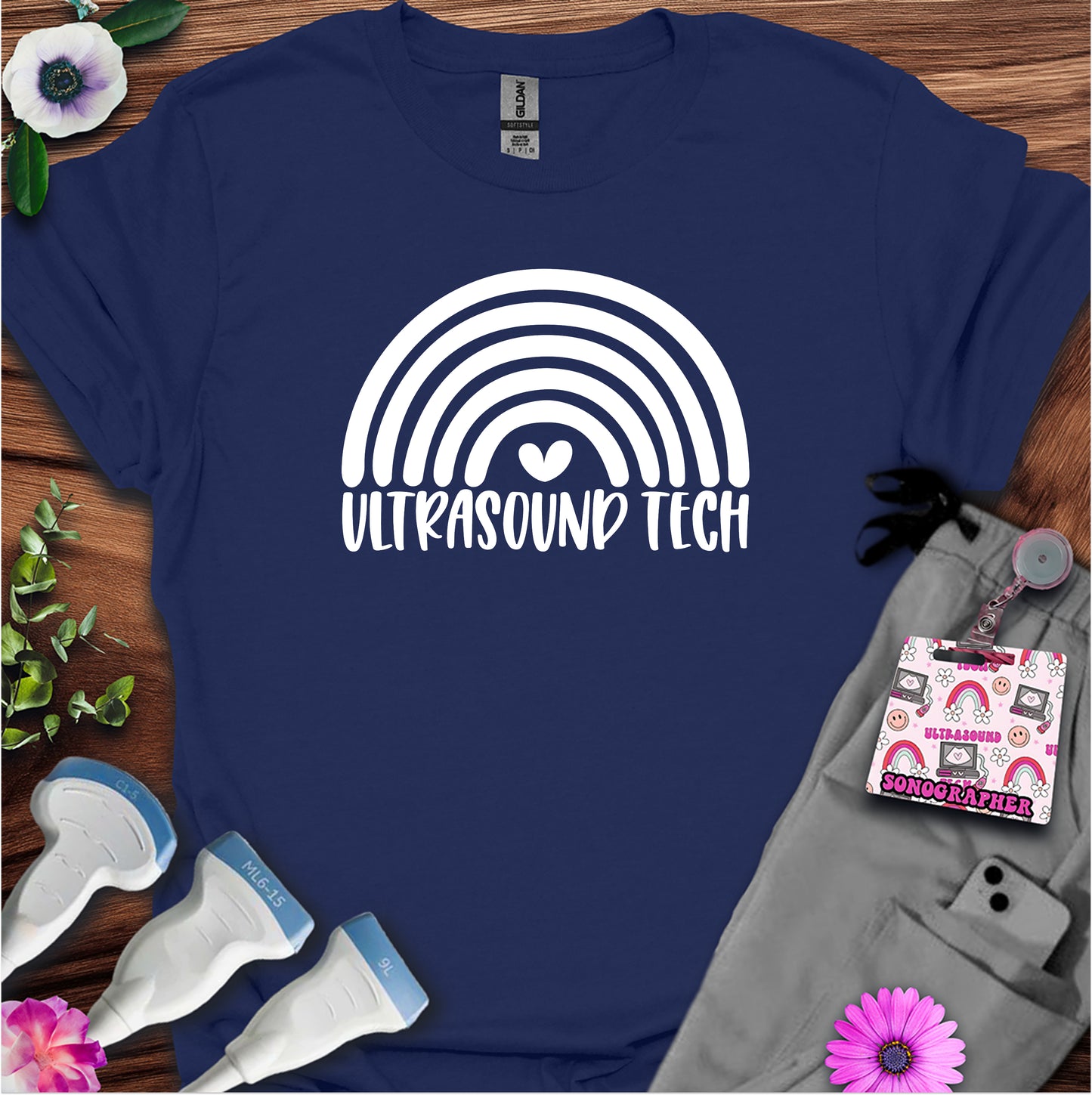 "Ultrasound Tech Rainbow🌈" T-Shirt