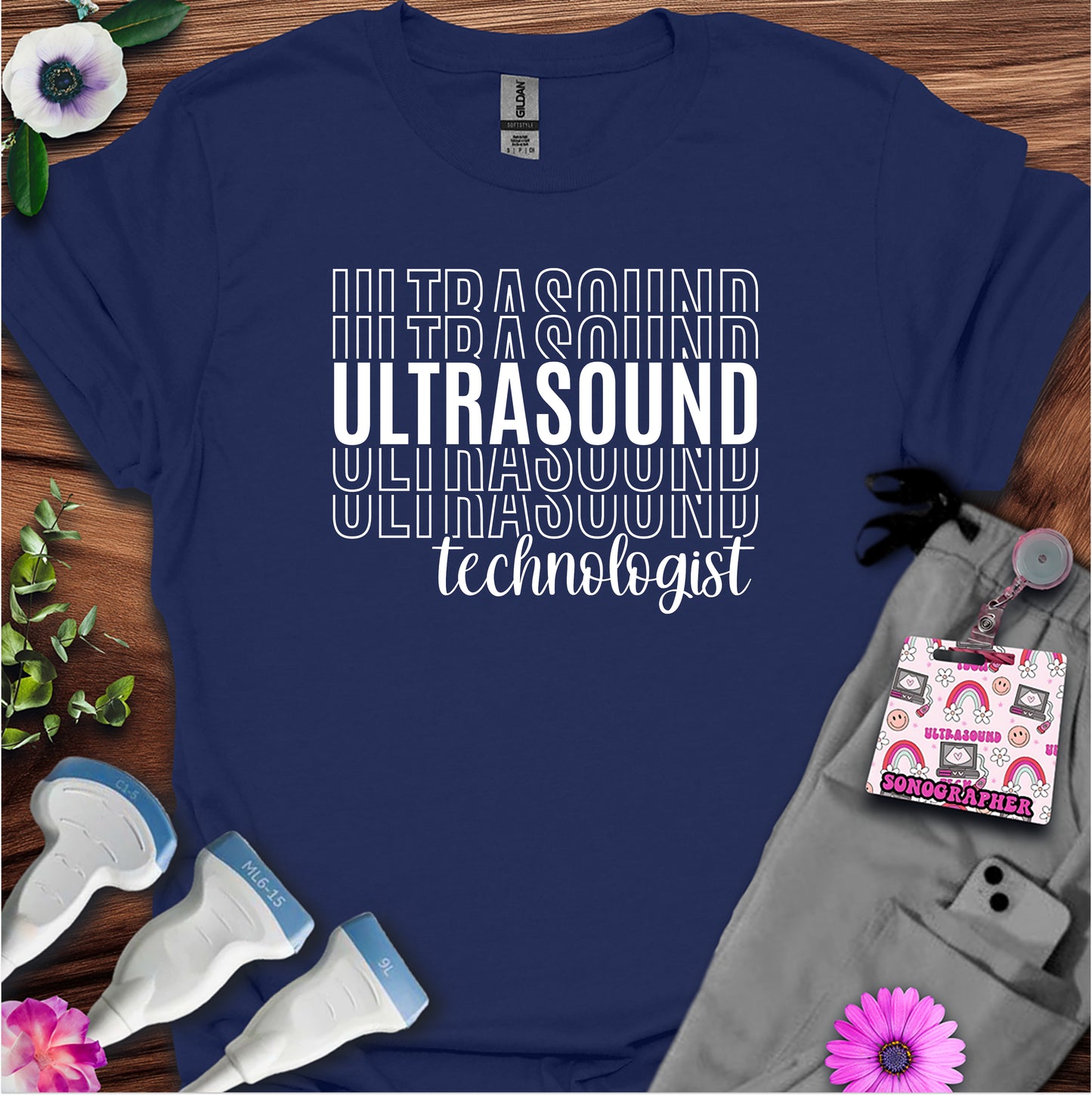 "Ultrasound Technologist" T-shirt