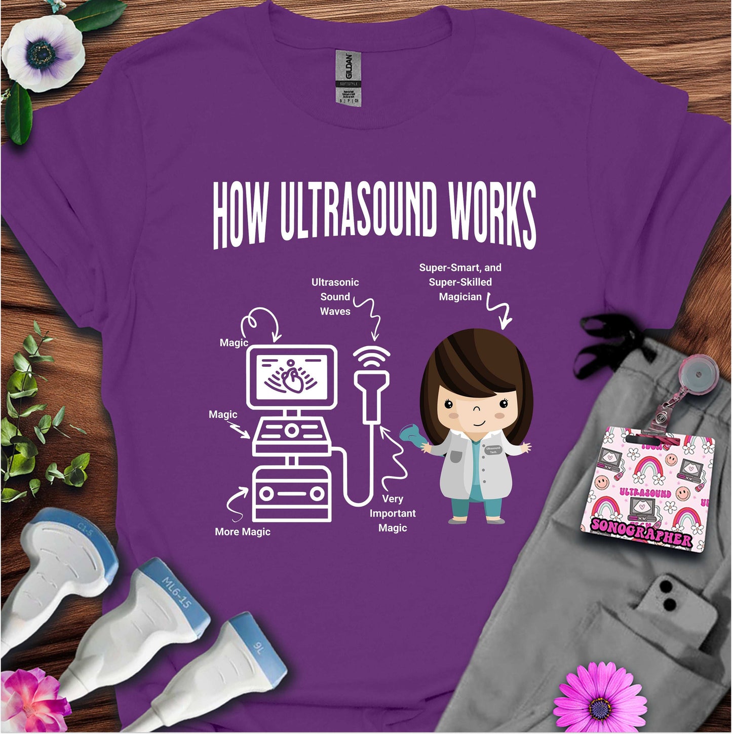 "How Ultrasound Works" T-Shirt