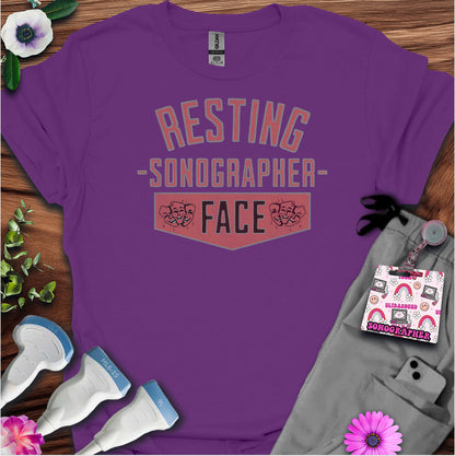 "Resting Sonographer Face" T-Shirt