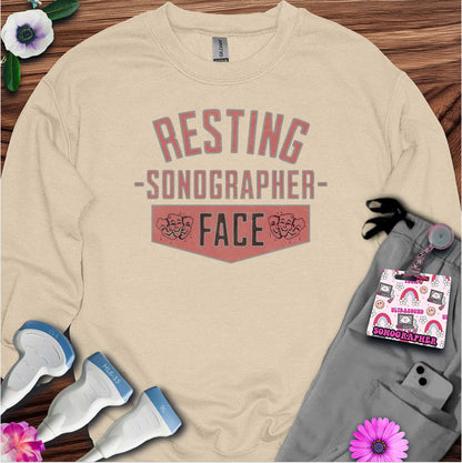 "Resting Sonographer Face" Sweatshirt