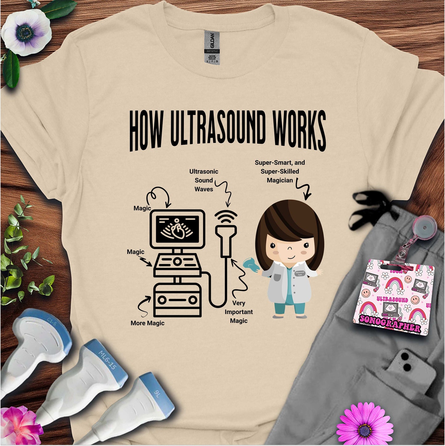 "How Ultrasound Works" T-Shirt