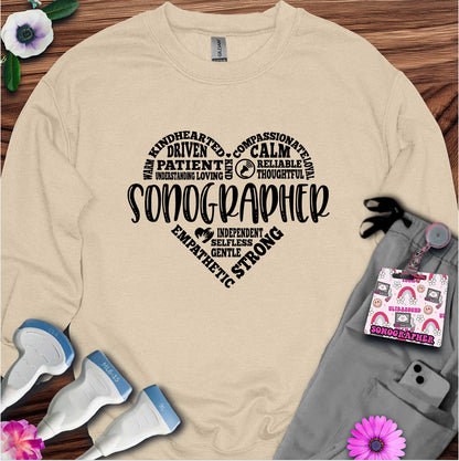 "Sonographer's Heart" Sweatshirt