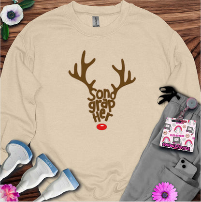 "Reindeer Sonographer" Sweatshirt