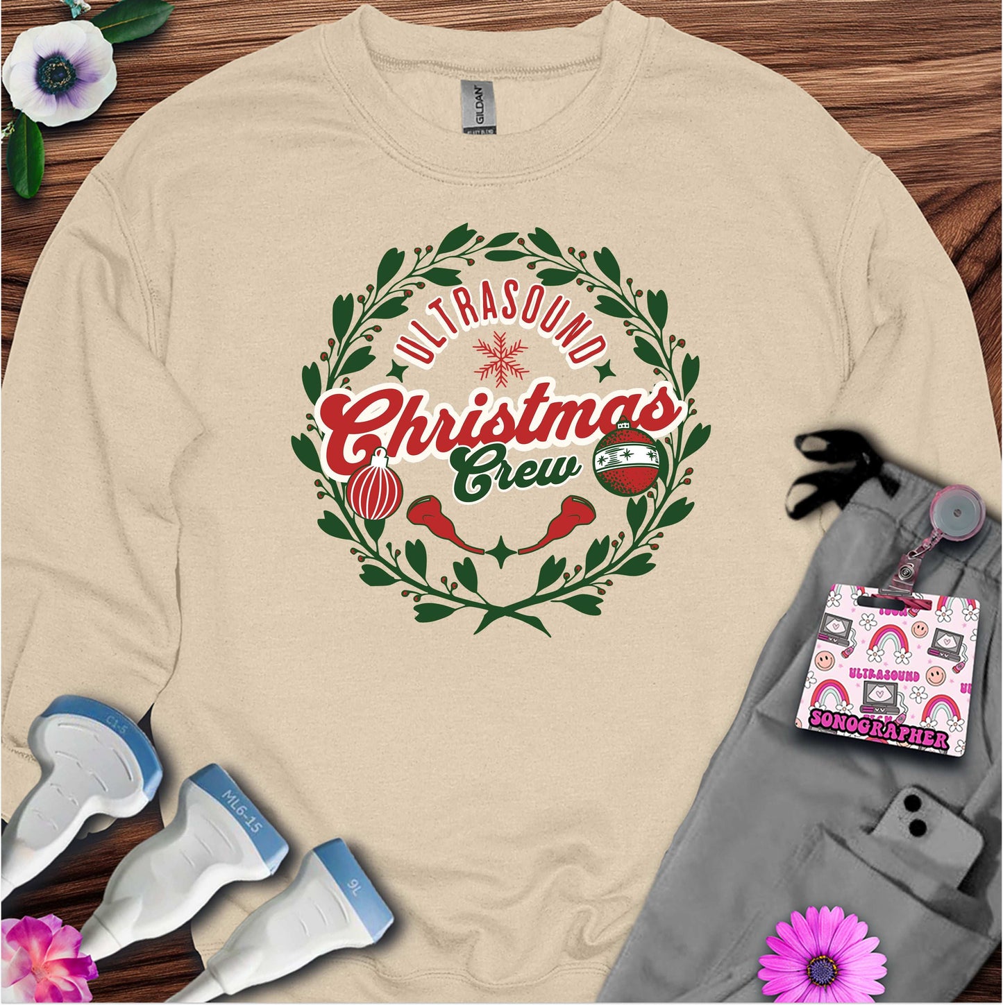 "Ultrasound Christmas Crew" Sweatshirt