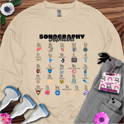 "Sonography Alphabet" Sweatshirt