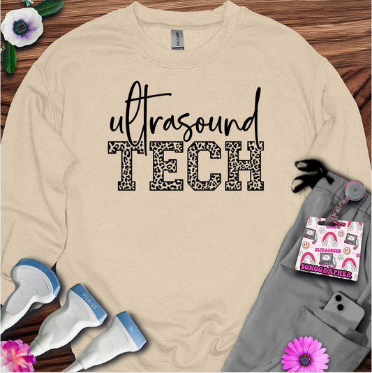 "Leopard Ultrasound Tech" Sweatshirt