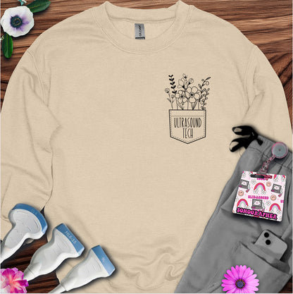 "Ultrasound Tech Pocket" Sweatshirt