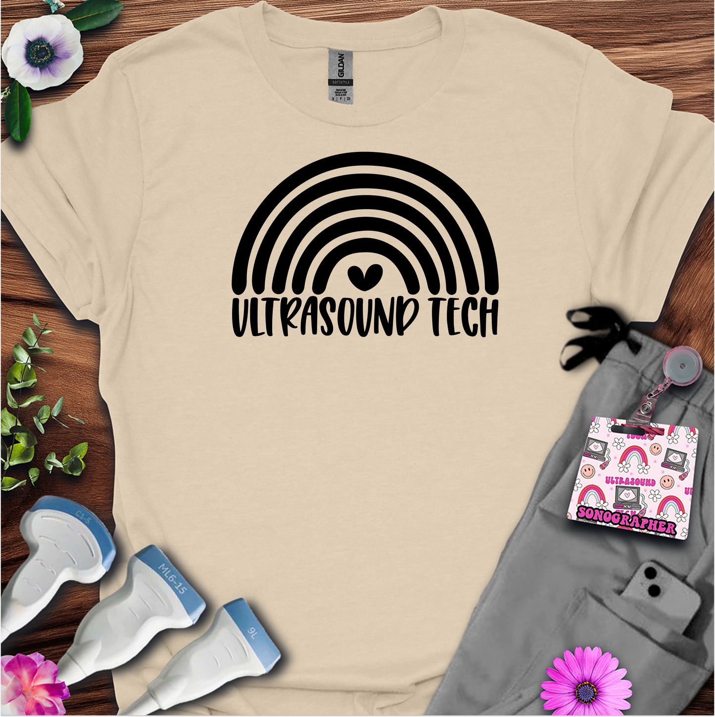 "Ultrasound Tech Rainbow🌈" T-Shirt