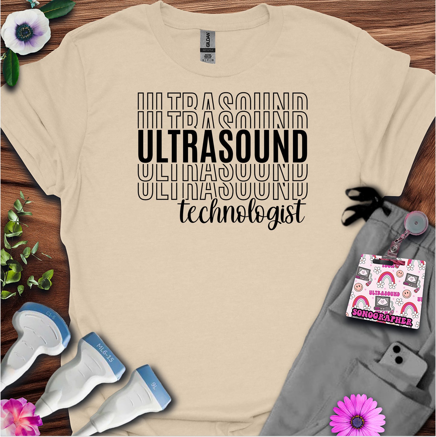 "Ultrasound Technologist" T-shirt