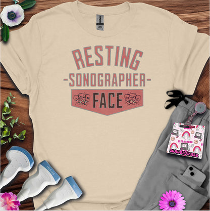 "Resting Sonographer Face" T-Shirt