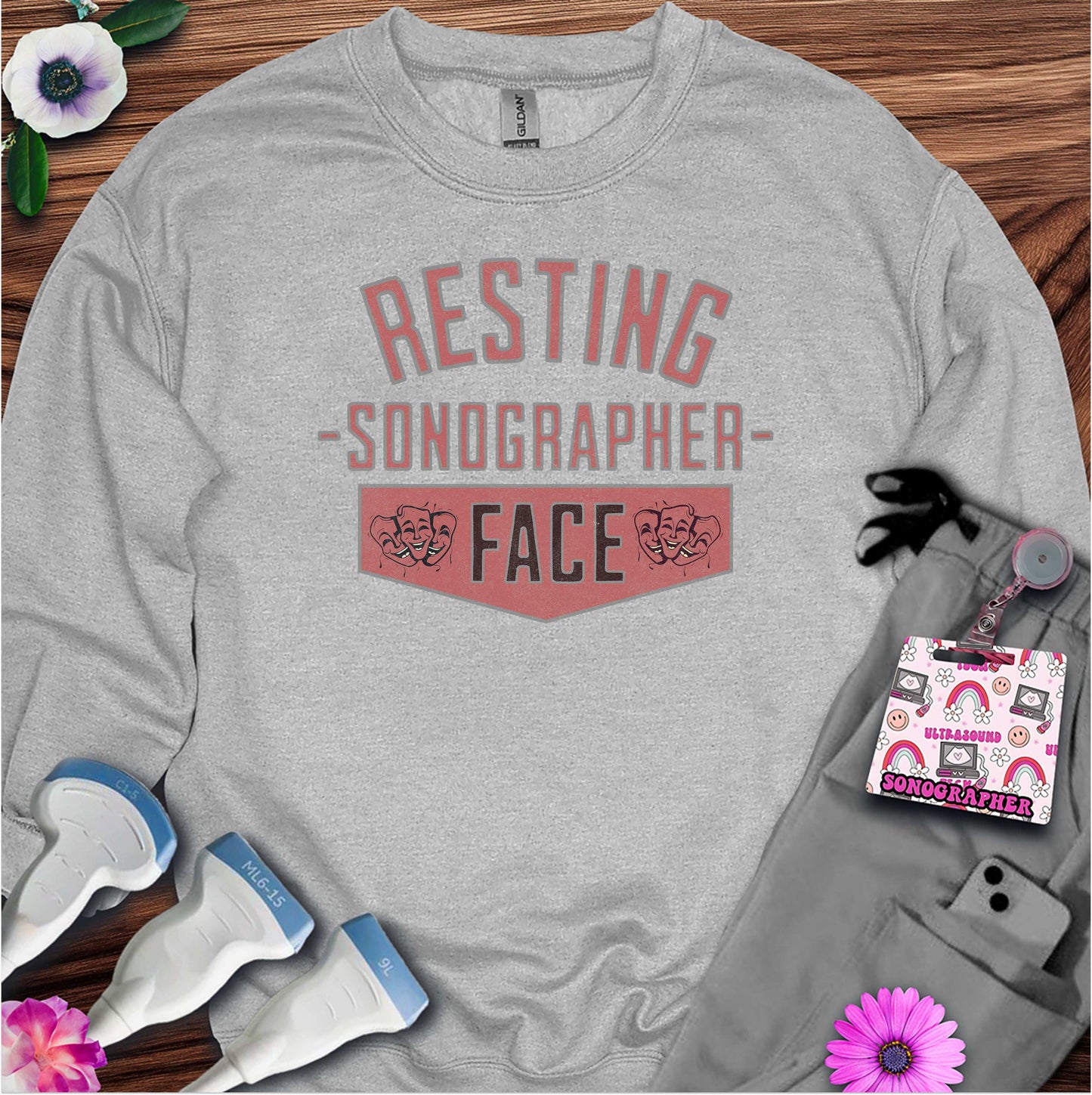 "Resting Sonographer Face" Sweatshirt
