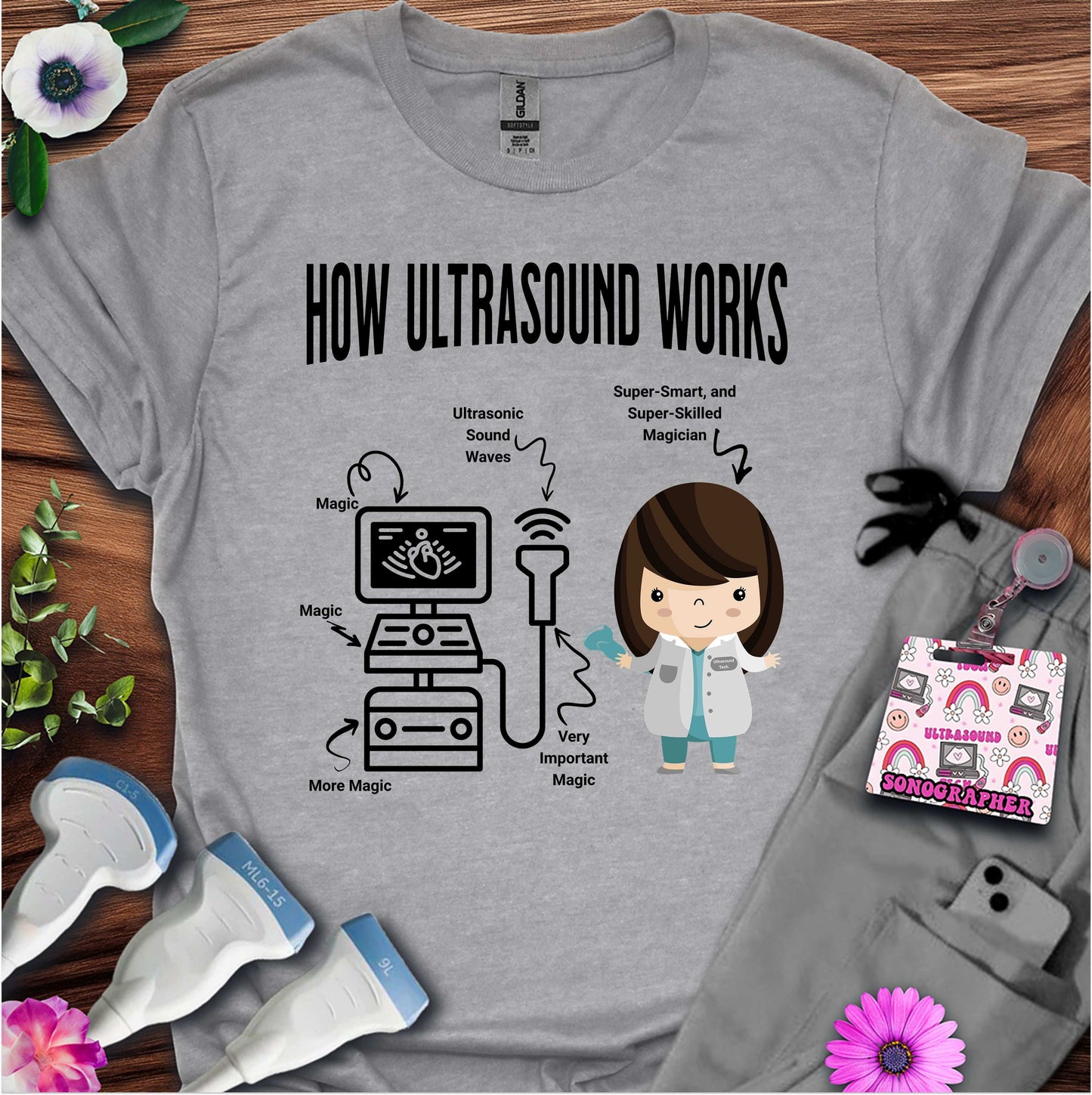 "How Ultrasound Works" T-Shirt
