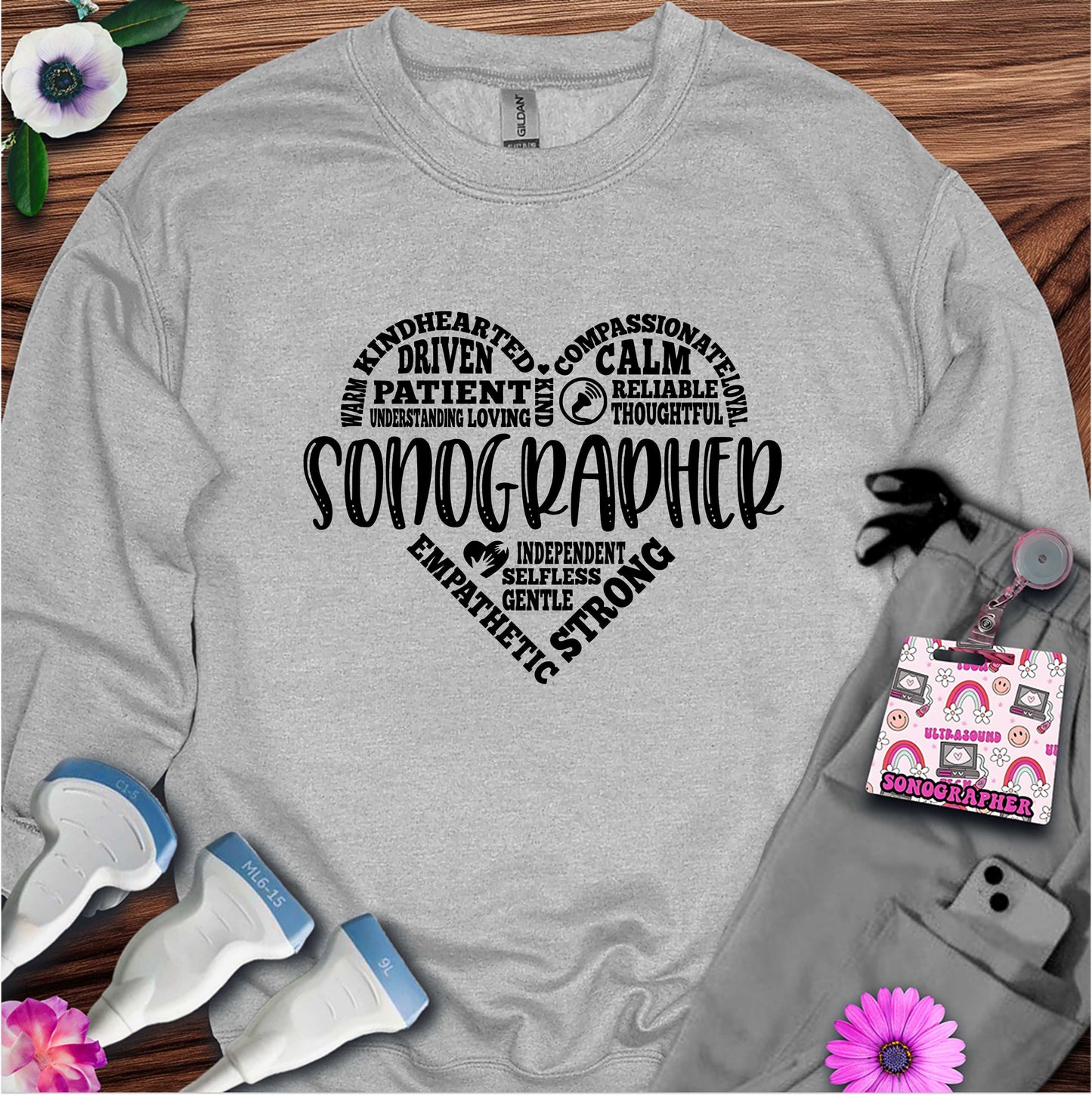 "Sonographer's Heart" Sweatshirt