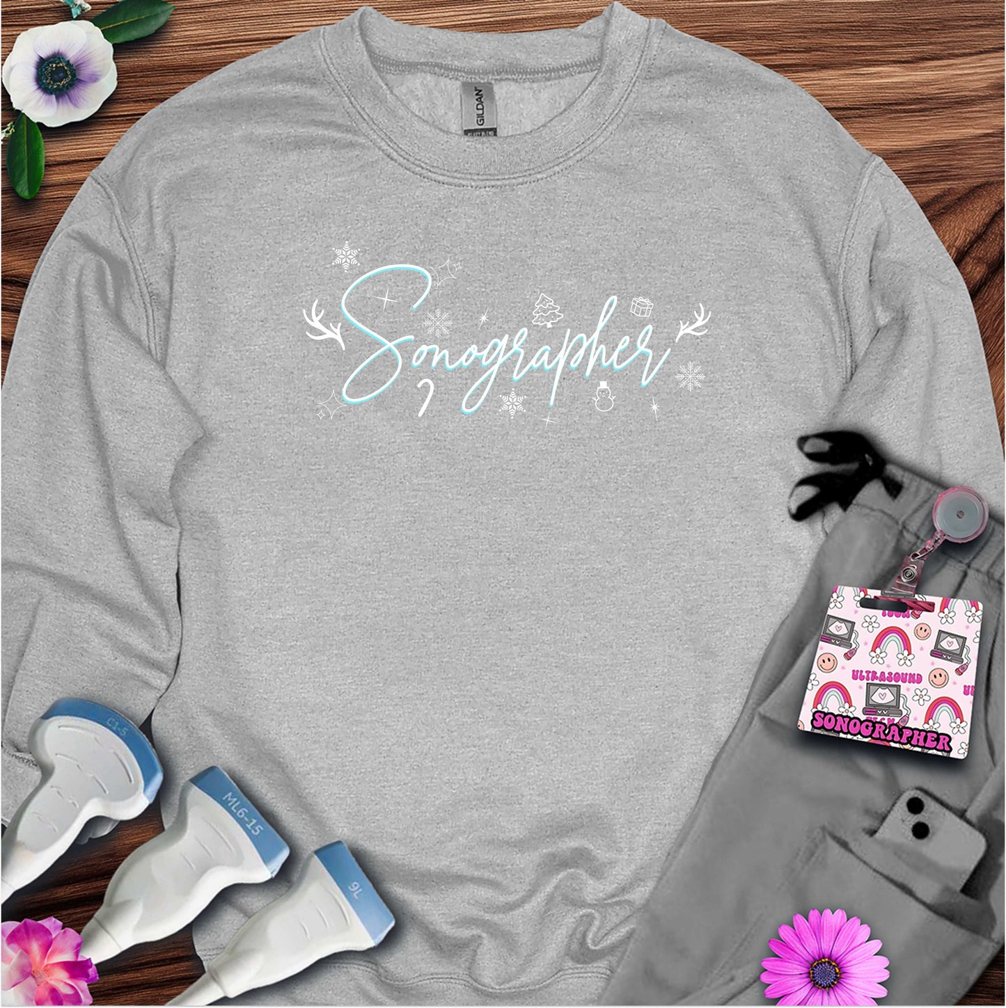 "Holiday Sonographer" Sweatshirt