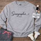 Sonographer Elegant Script Sweatshirt