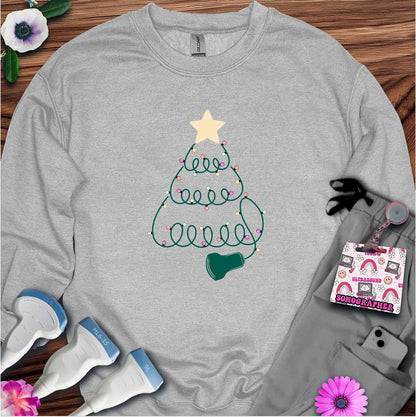 "Sonographer Christmas Tree" Sweatshirt