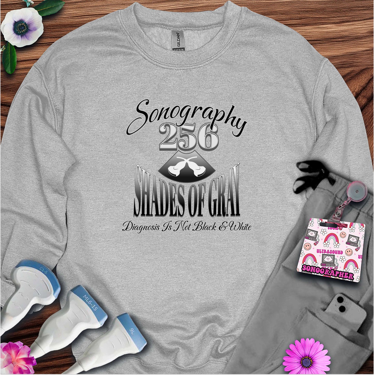 "256 Shades of Gray" Sweatshirt