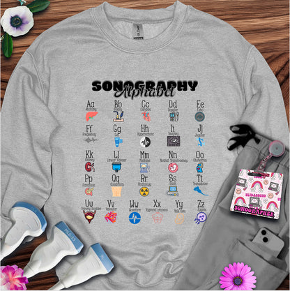 "Sonography Alphabet" Sweatshirt