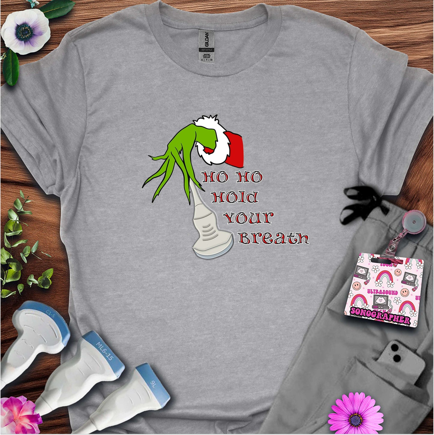 "Ho Ho Hold Your Breath" T-shirt