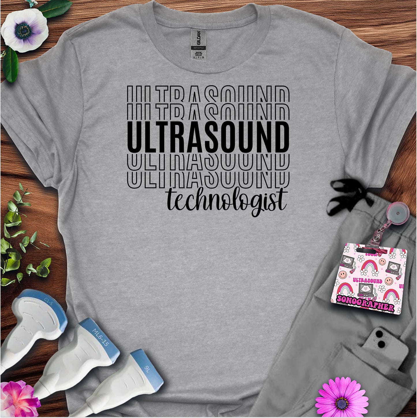 "Ultrasound Technologist" T-shirt