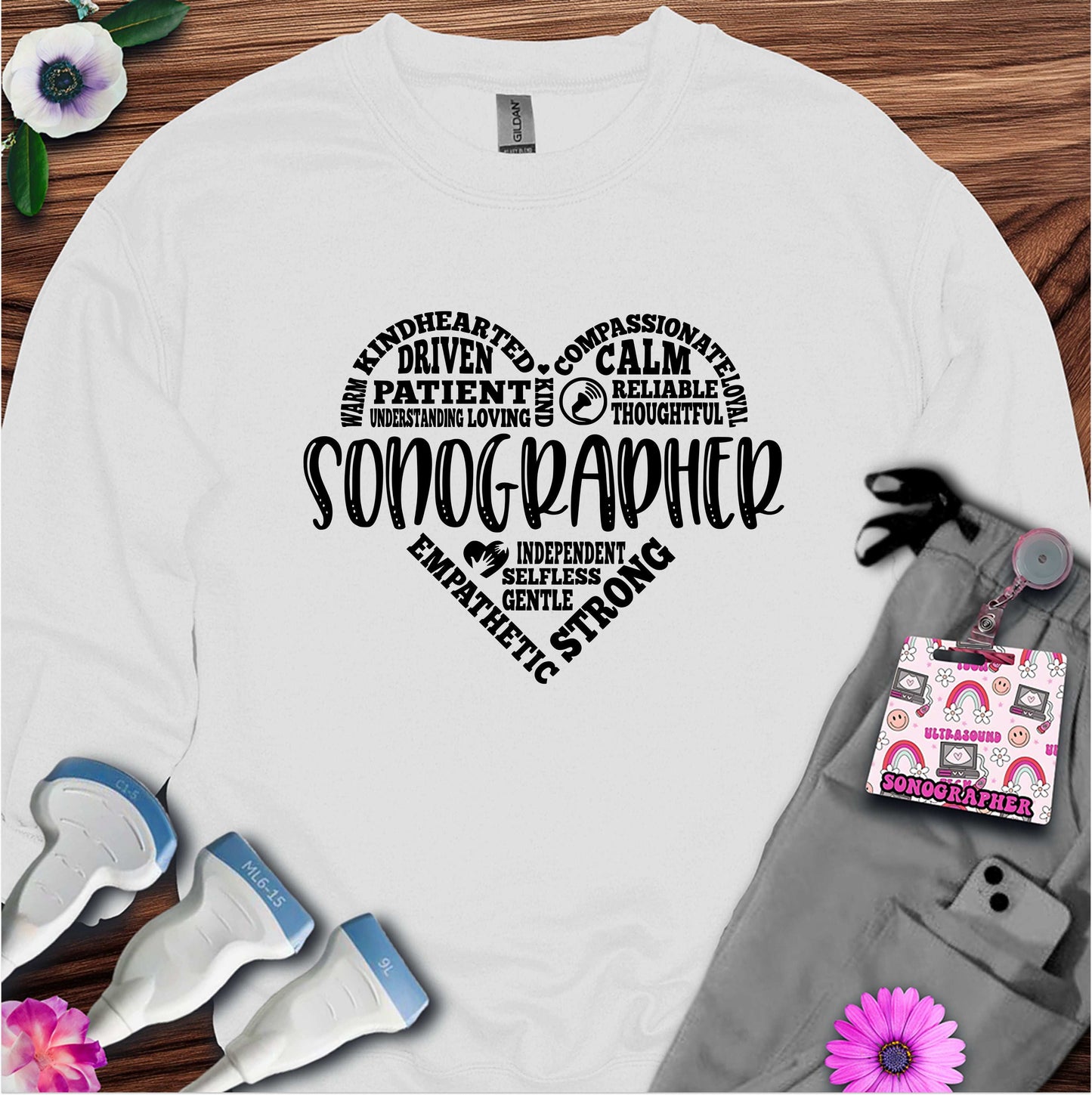 "Sonographer's Heart" Sweatshirt