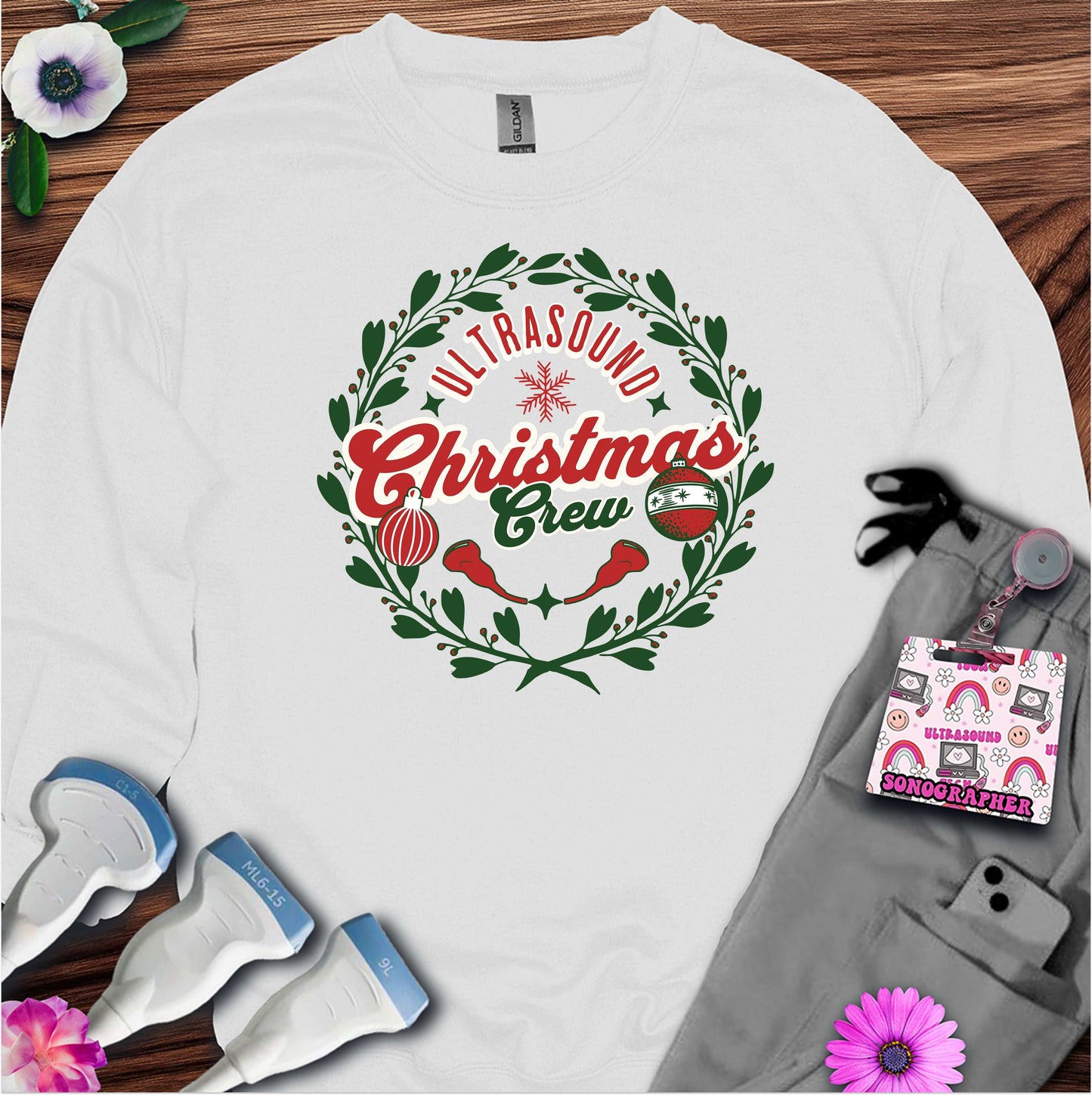 "Ultrasound Christmas Crew" Sweatshirt