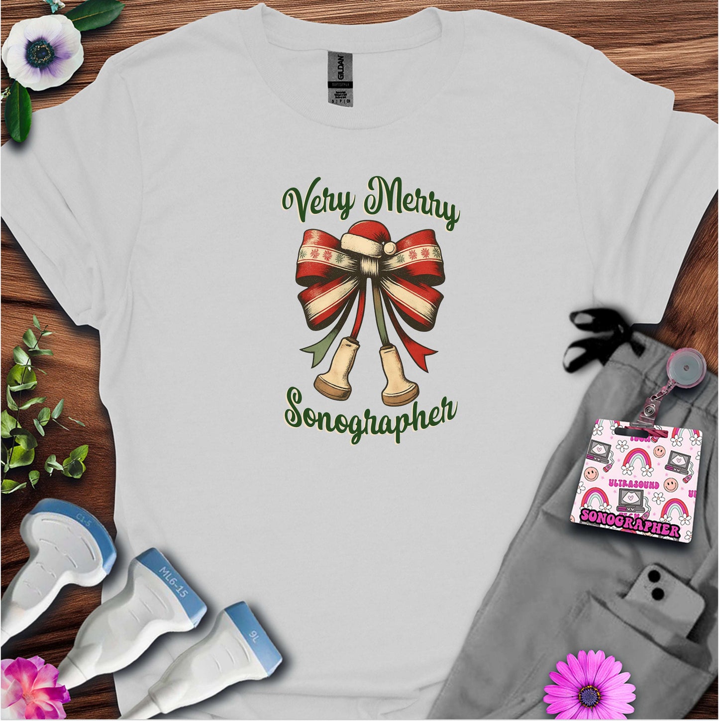 "Very Merry Sonographer" T-shirt