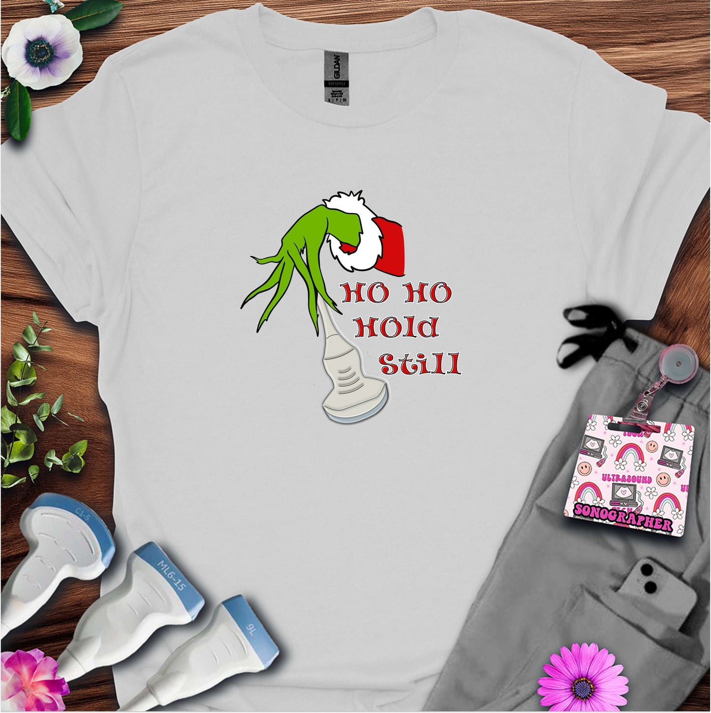 "Ho Ho Hold Still" T-shirt