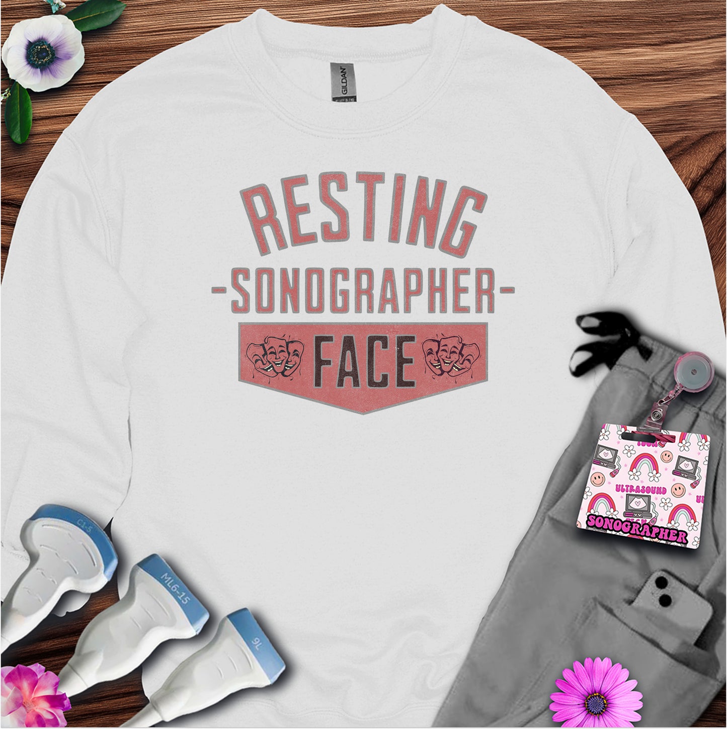 "Resting Sonographer Face" Sweatshirt