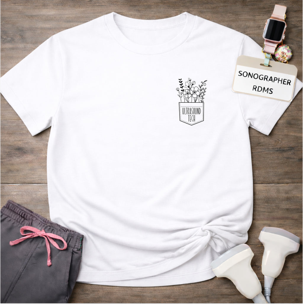 "Ultrasound Tech Pocket" T-Shirt