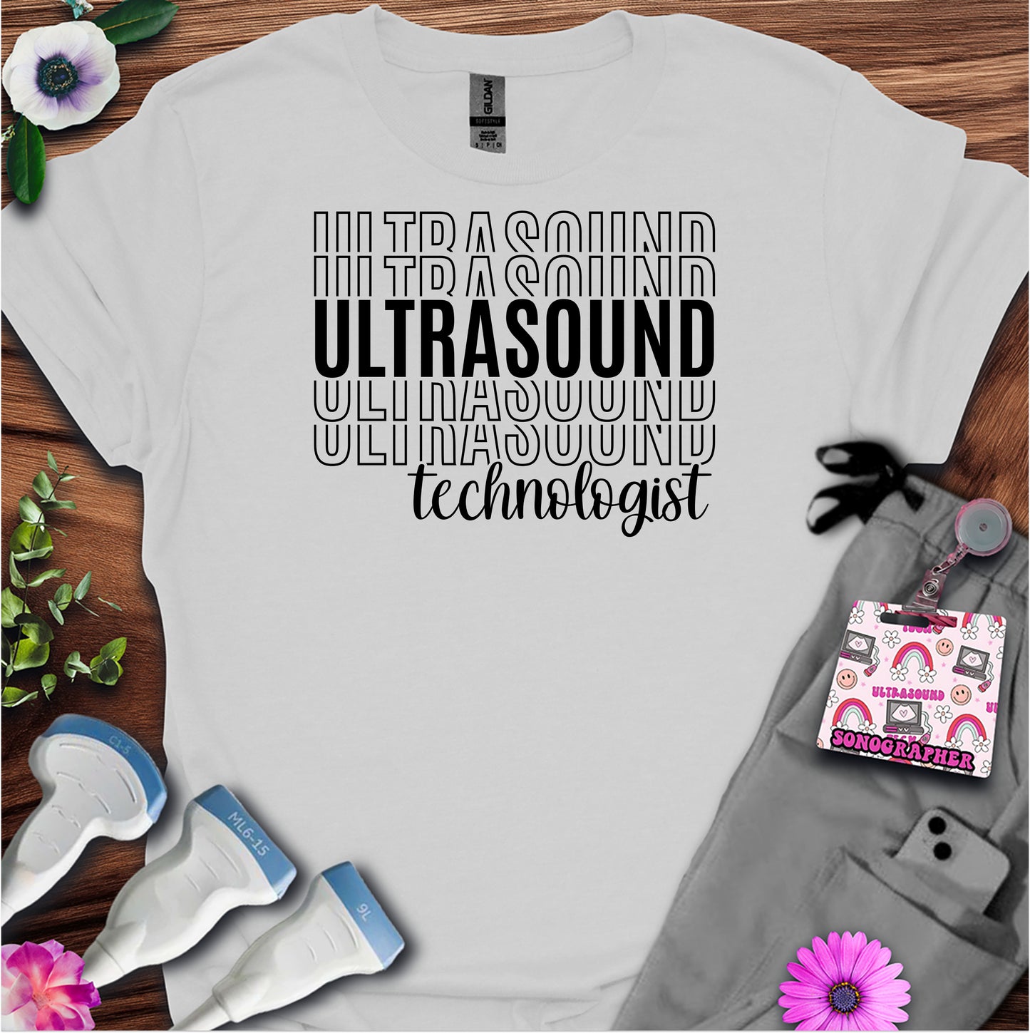 "Ultrasound Technologist" T-shirt