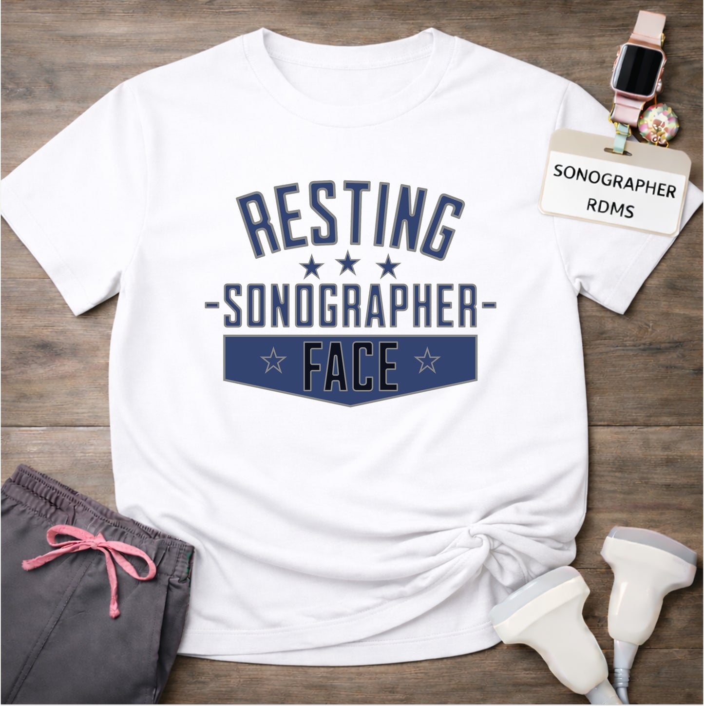 "Resting Sonographer Face" T-Shirt