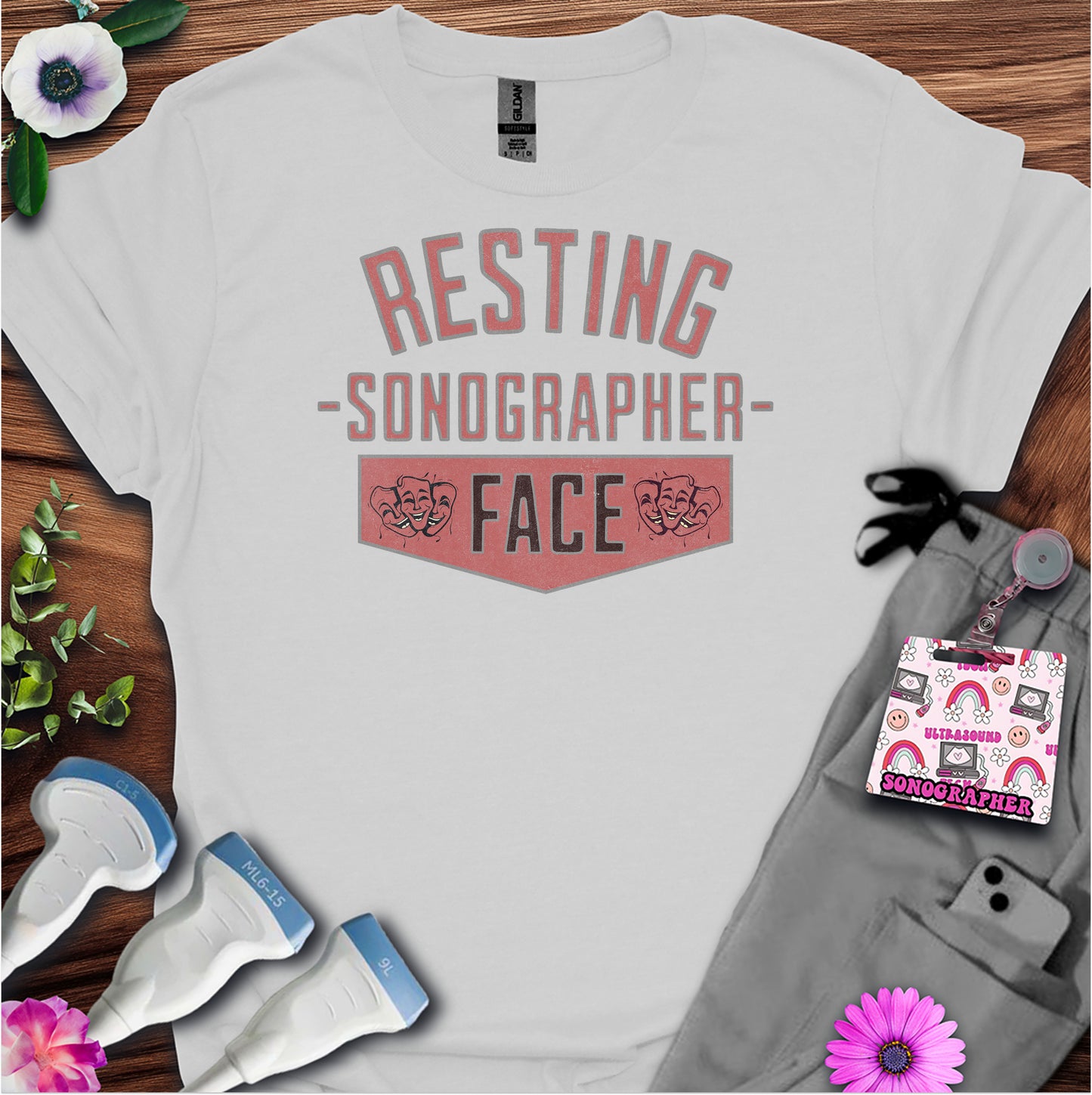 "Resting Sonographer Face" T-Shirt